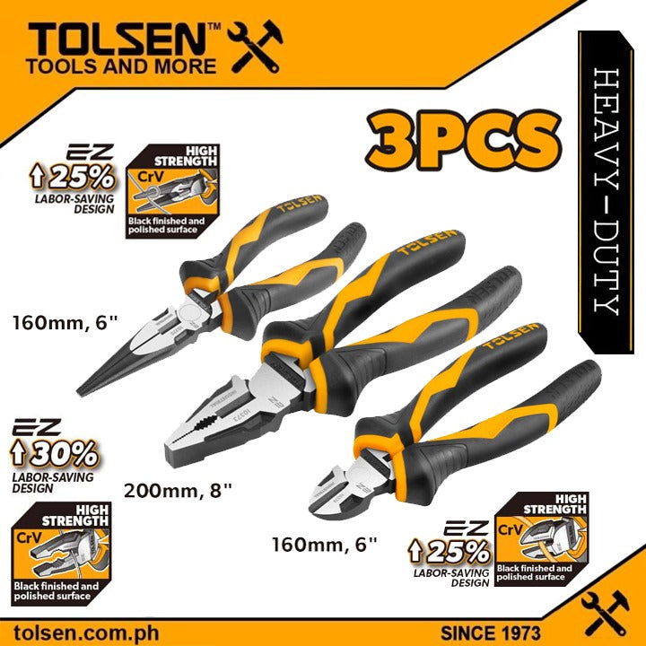 3pcs High Leverage Plier Set GRiPro Series