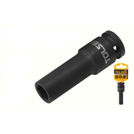 Industrial Deep Impact Socket Wrench (8 to 32mm) CrMo For Air, Electric or Manual