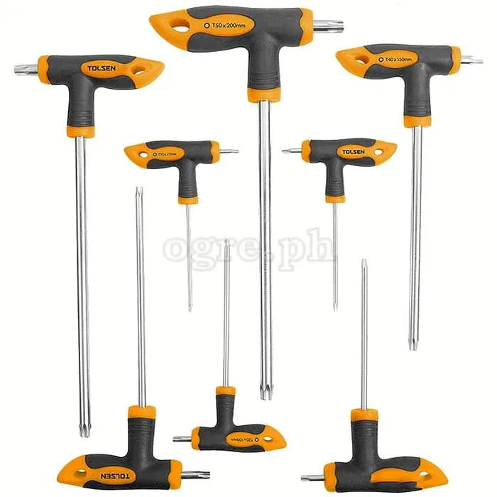 8PCS TORX T-HANDLE SCREWDRIVERS SET