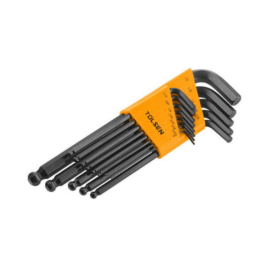 13PCS BALL POINT LONG ARM HEX KEY SET (INCH)