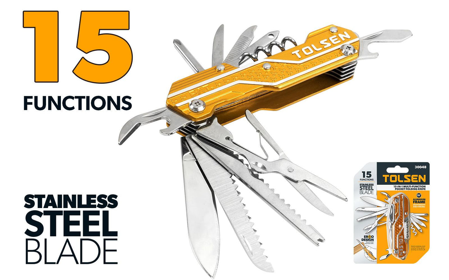 15-IN-1 MULTI FUNCTION POCKET FOLDING KNIFE