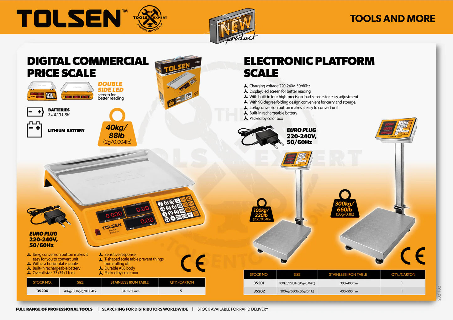 ELECTRONIC PLATFORM SCALE 100kg/300kg
