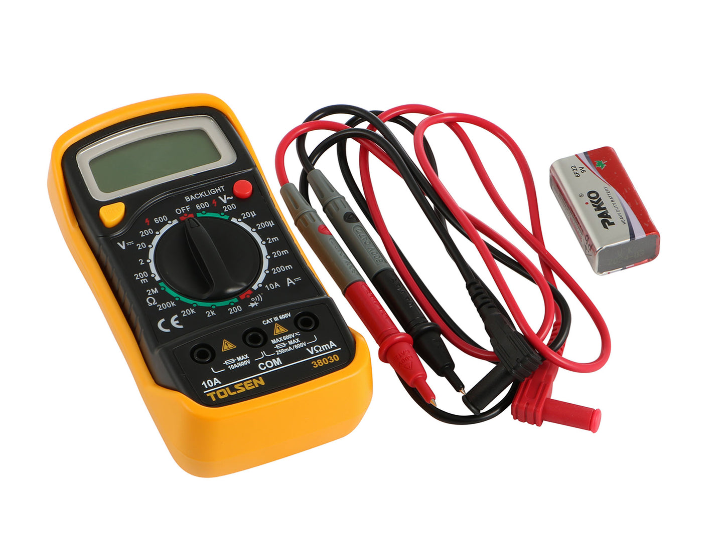 DIGITAL MULTIMETER W/ LCD COLOR SCREEN (AC/DC)