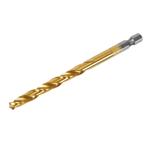 TITANIUM DRILL BIT WITH HEX SHANK