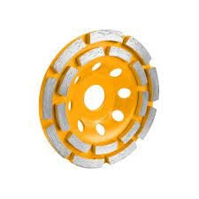 DOUBLE ROW SEGMENTED TURBO CUP GRINDING  WHEEL (4" / 5")
