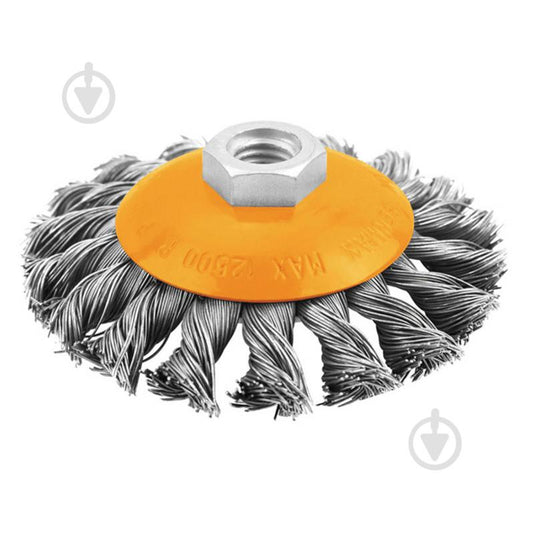 INDUSTRIAL CRIMPED WIRE BEVEL BRUSH