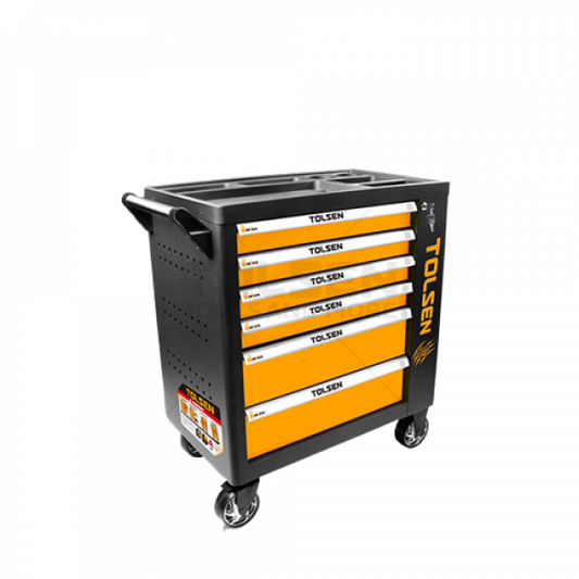 INDUSTRIAL 6 DRAWER ROLLER CABINET WITH BRAKE SWIVEL CASTOR