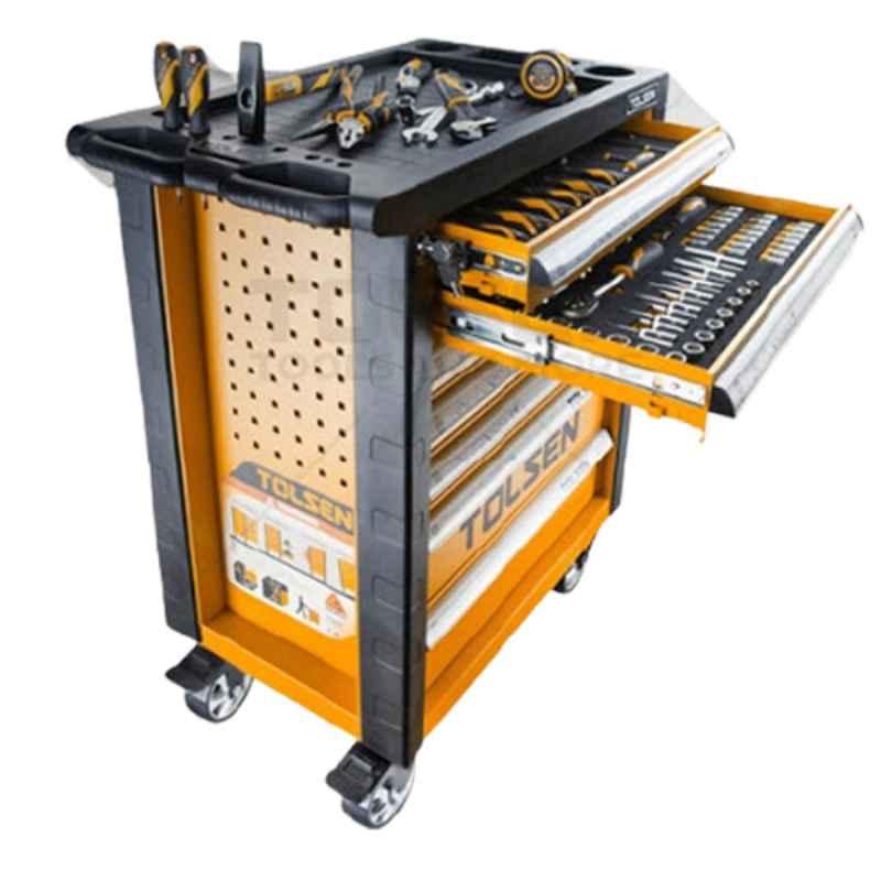 INDUSTRIAL 6 DRAWER ROLLER CABINET WITH BRAKE SWIVEL CASTOR