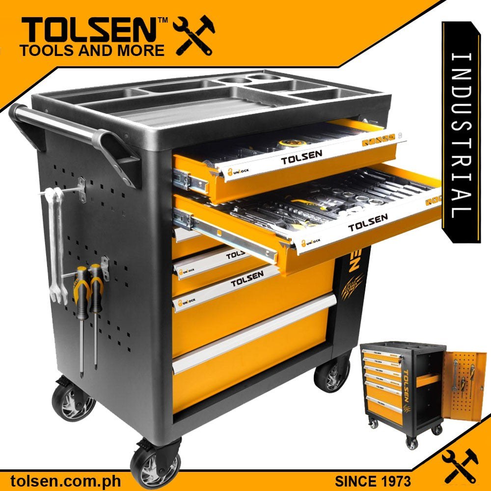 157pcs Tool Set in 7 Drawer Roller Cabinet