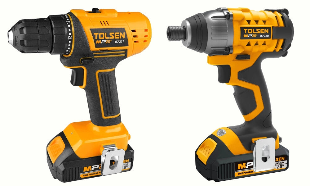 INDUSTRIAL LI ION CORDLESS DRILL COMBO KIT