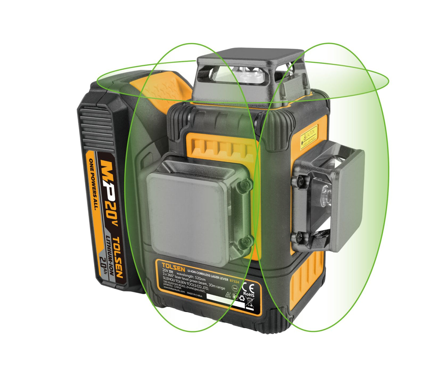 INDUSTRIAL LI-ION CORDLESS LASER LEVEL 20V