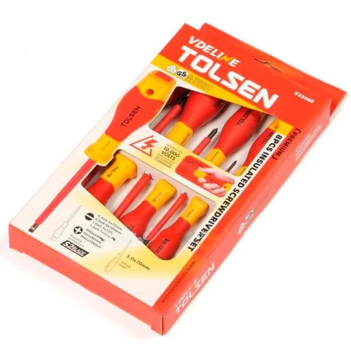 PREMIUM 8PCS INSULATED SCREWDRIVERS