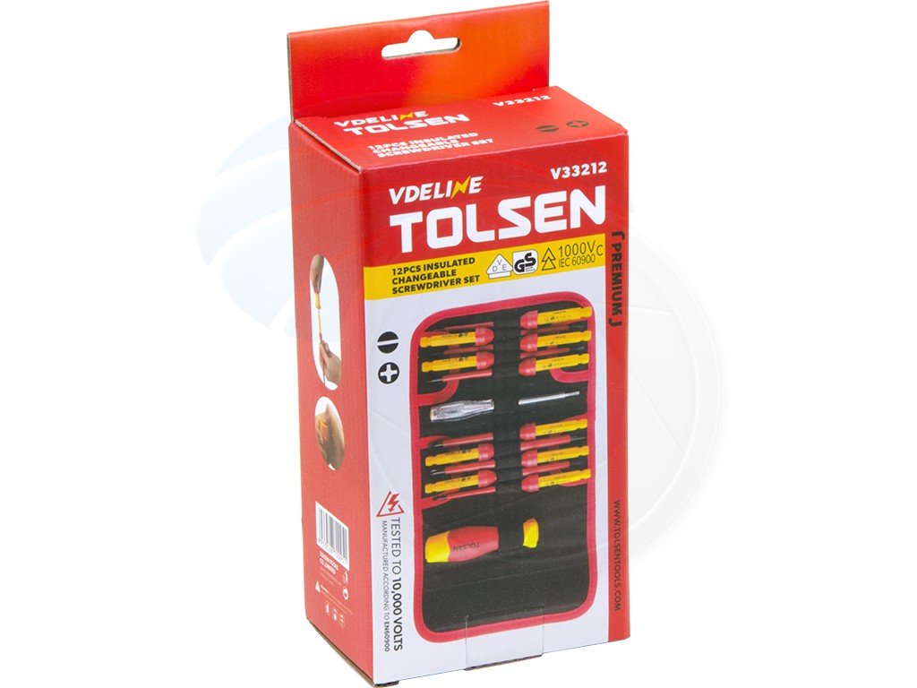 (PREMIUM) 12 PCS INSULATED CHANGEABLE SCREWDRIVER SET
