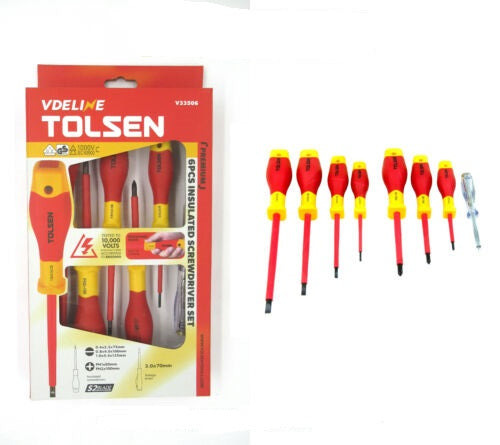 PREMIUM 6PCS INSULATED SCREWDRIVERS
