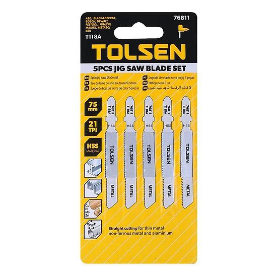 5PCS JIGSAW BLADES SET 21TPI