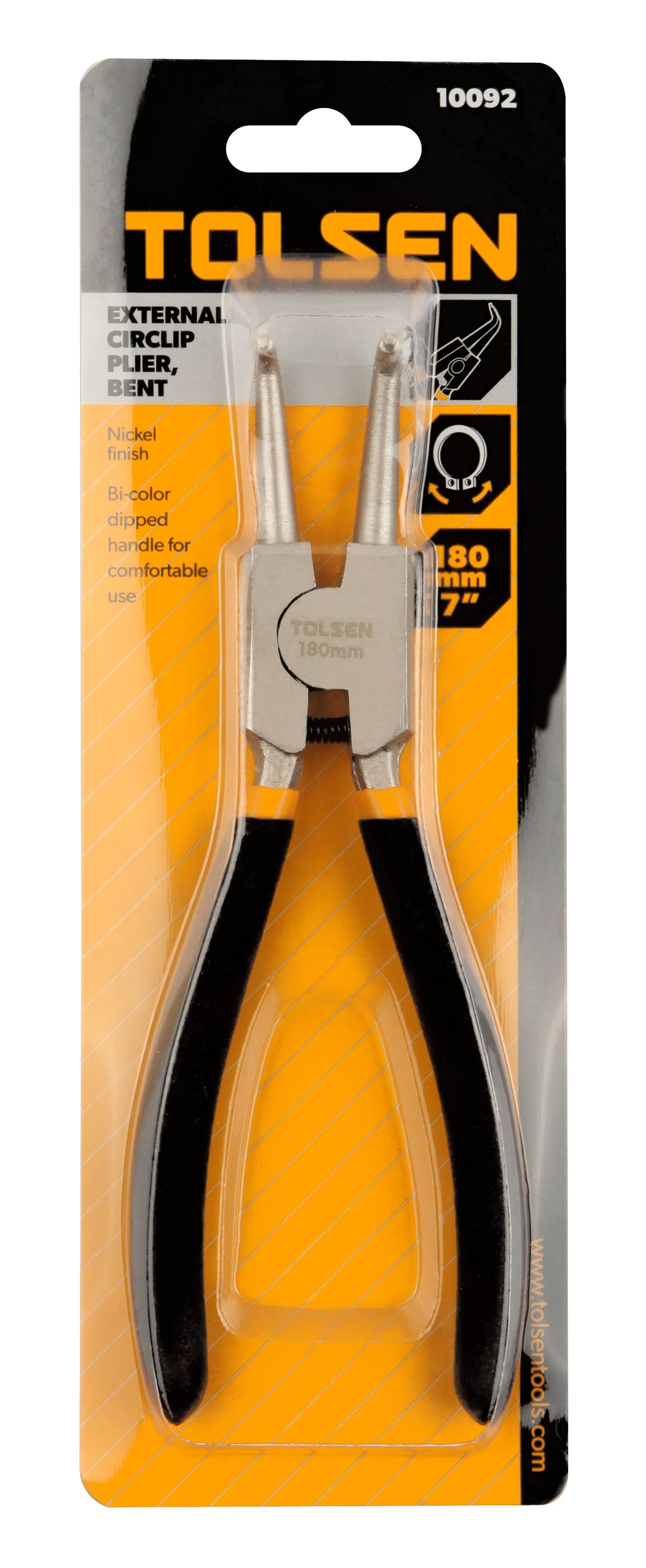 EXTERNAL CIRCLIP PLIERS, BENT 7" / 9"