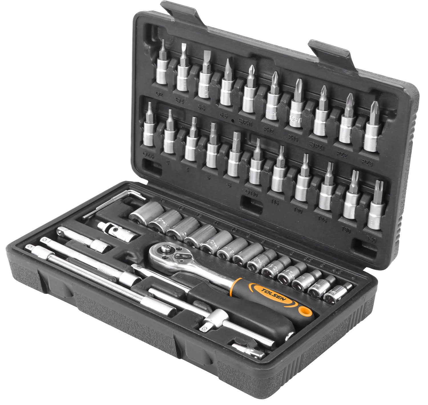 46PCS 1/4″ SOCKET SET