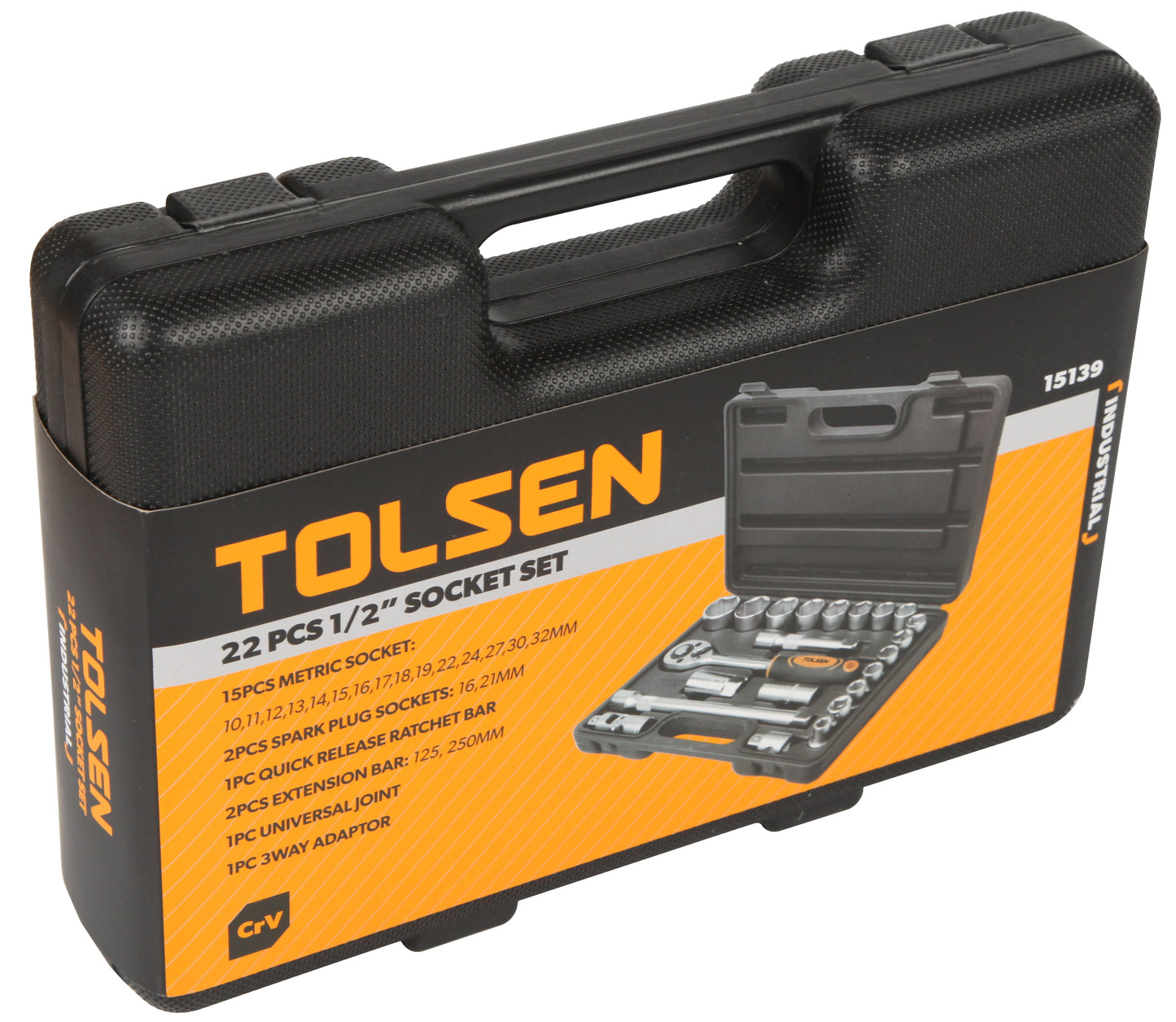 22PCS 1/2″ SOCKET SET