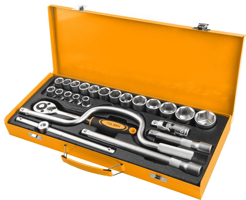 INDUSTRIAL 24PCS 1/2″ SOCKET SET