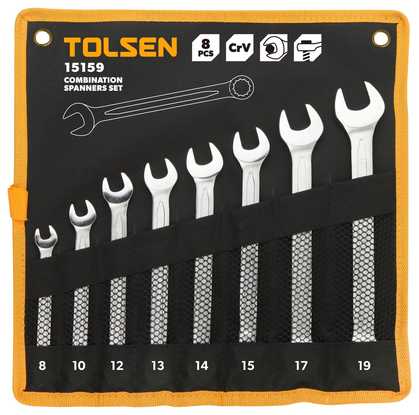 8PCS COMBINATION SPANNERS SET