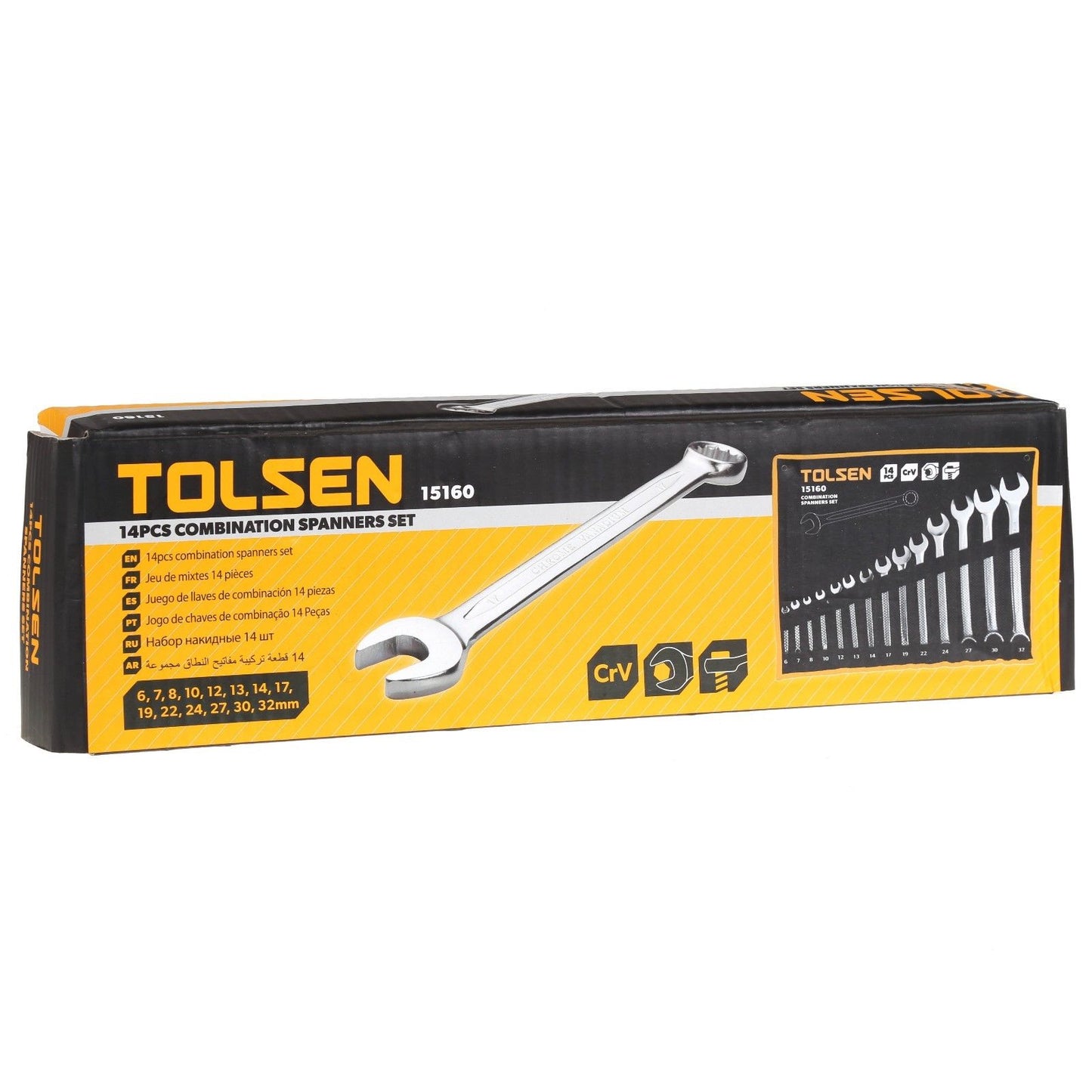 14PCS COMBINATION SPANNERS SET
