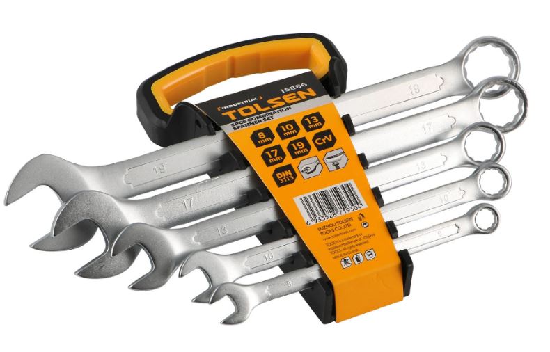 5PCS COMBINATION SPANNERS SET (8/10/13/17/19mm)