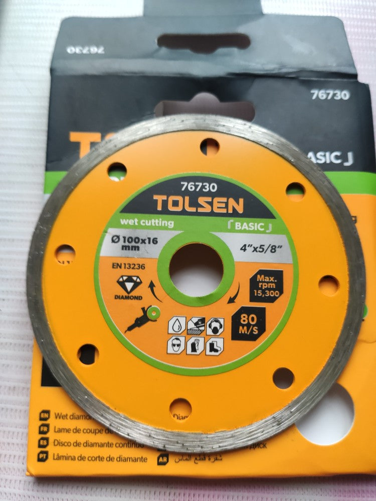 Wet Diamond Cutting Disc (4" | 4.5" | 5" | 7" | 9") Tile Cutting