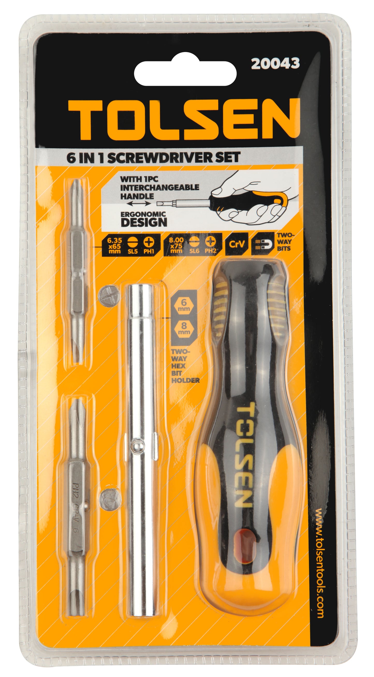 6 IN 1 SCREWDRIVER SET