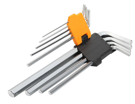 9PCS EXTRA-LONG ARM HEX KEY SET