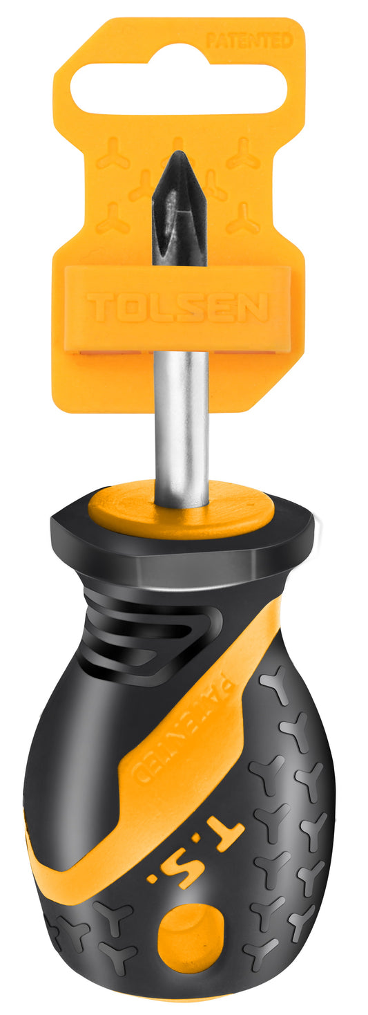 SCREWDRIVER, STUBBY (PH1x38mm/PH2x38mm)