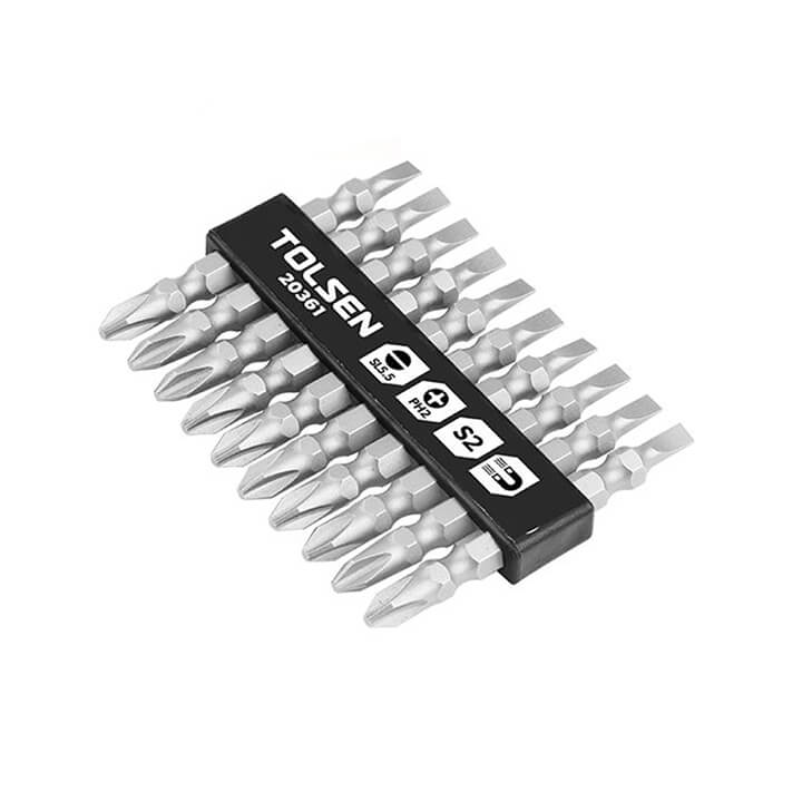 Industrial 10pcs Double End Screwdriver Bits Set 20361