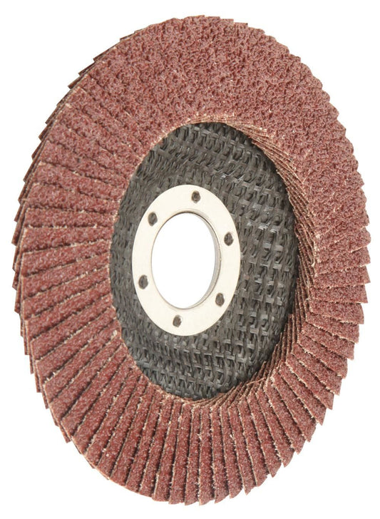 ALUMINUM OXIDE FLAP DISC 125MM (GRIT 40/60/80/120)
