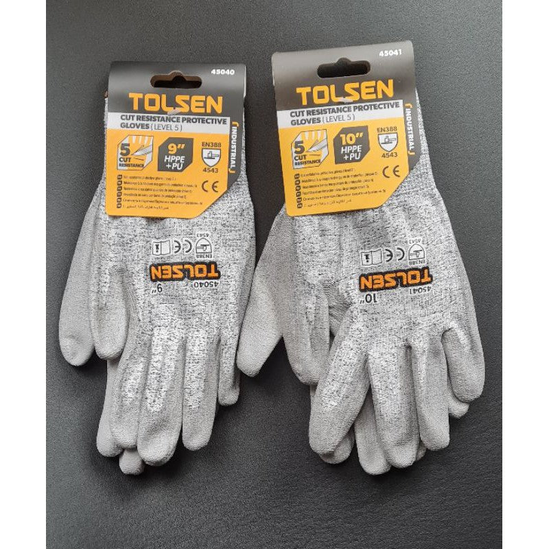 Industrial Cut Resistance Protective Gloves (9" | 10") Level 5 Protection