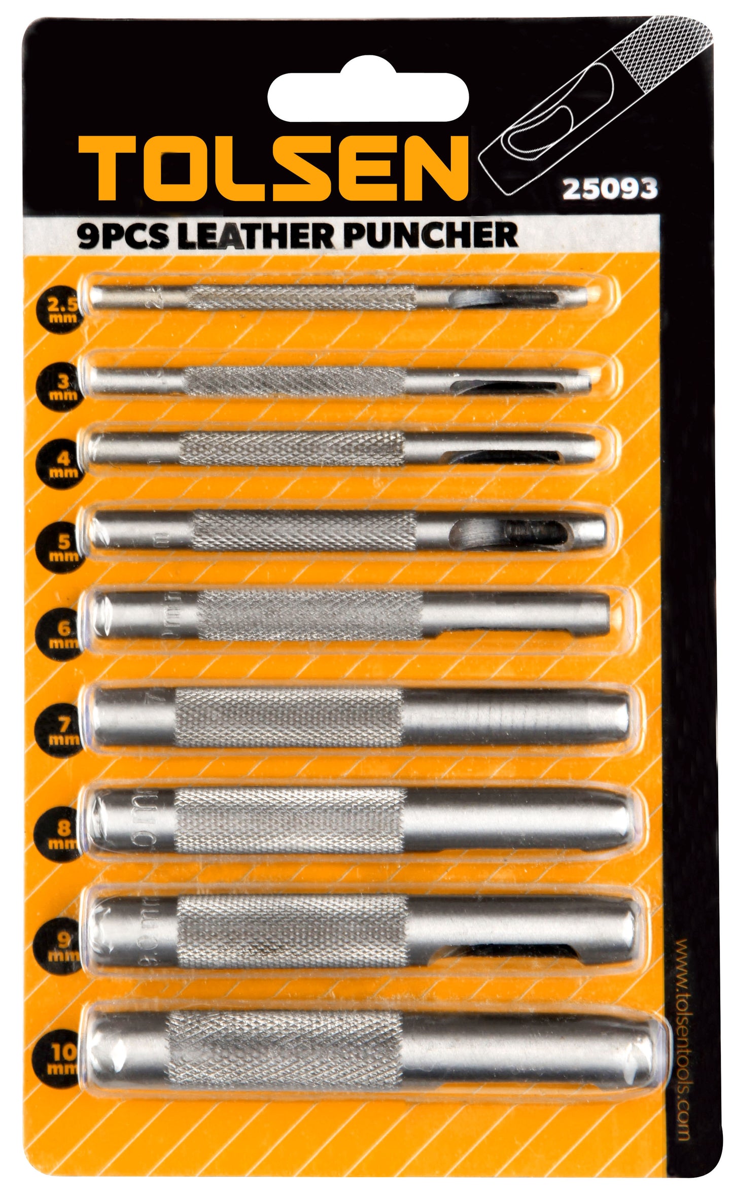 9PCS LEATHER PUNCHER