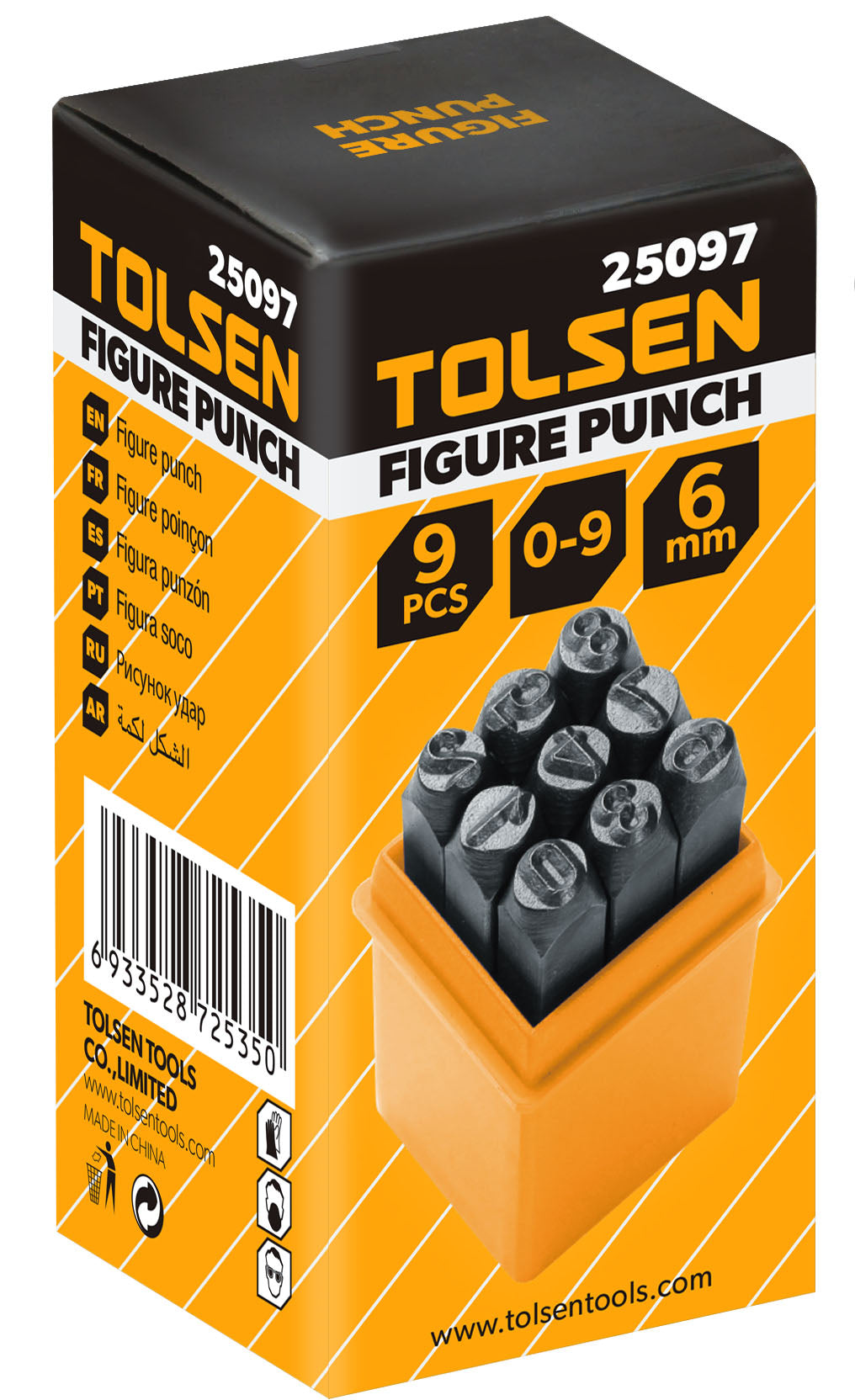 9PCS FIGURE PUNCH (3mm/6mm)