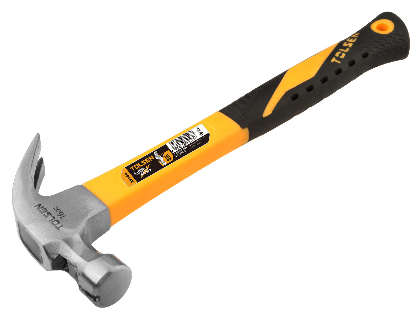 CLAW HAMMER WITH MAGNETIC NAIL HOLDER (16OZ)