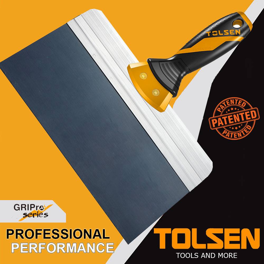 Drywall Taping Knife 65mn Blade (8" | 10" | 12") GRIPro Handle