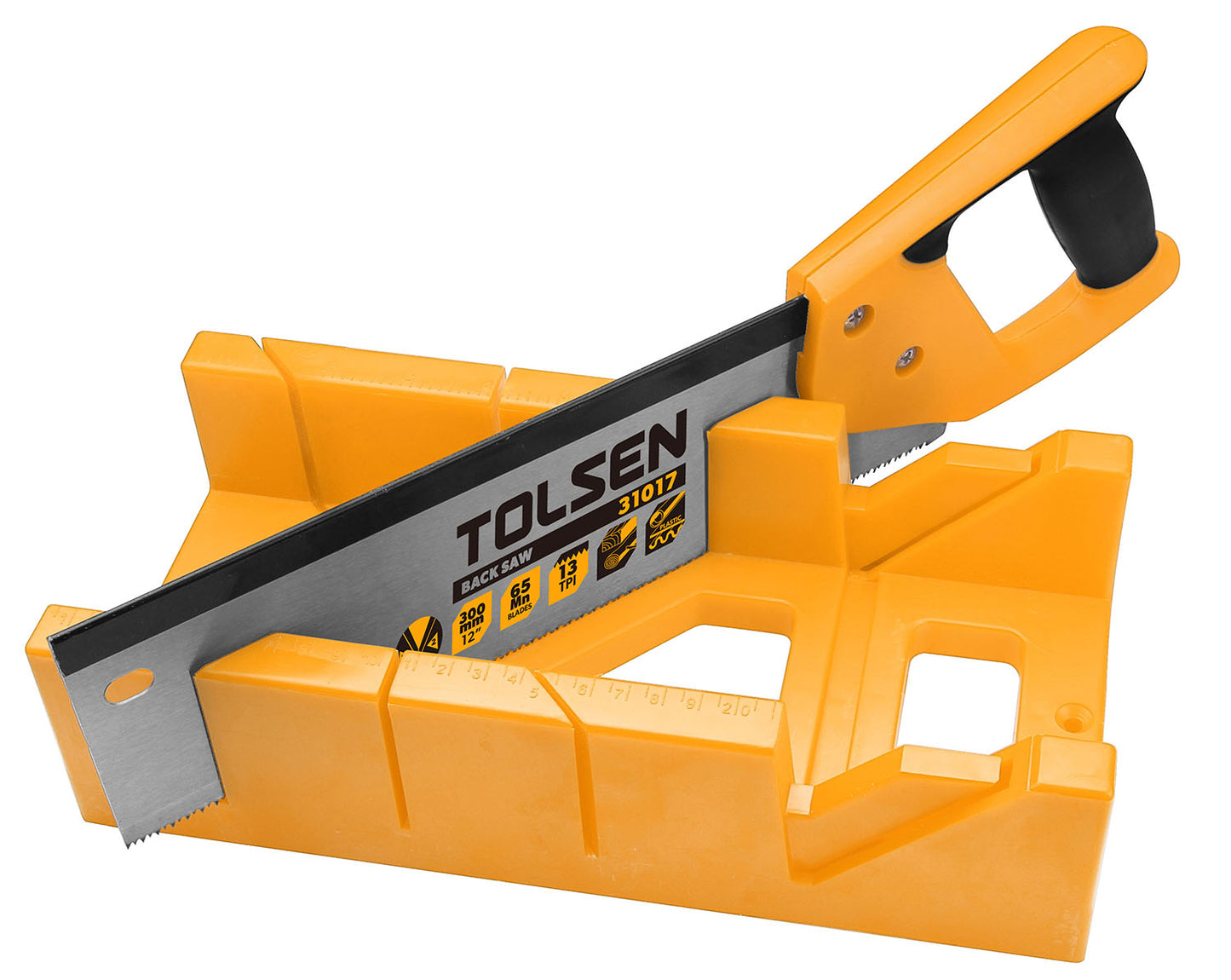 MITRE BOX WITH BACK SAW SET