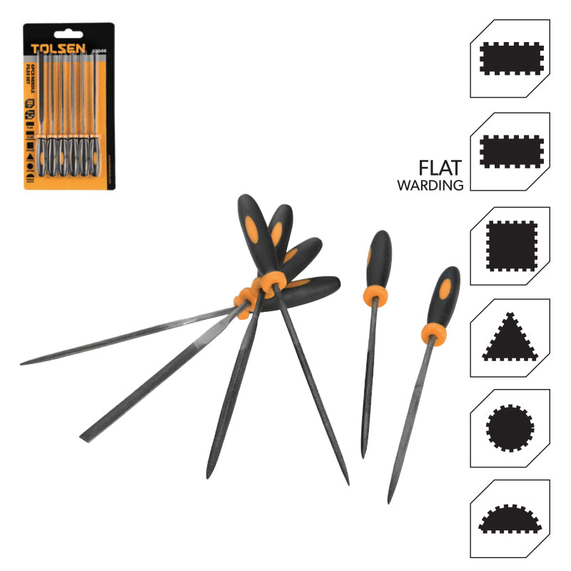 6PCS NEEDLE FILES SET