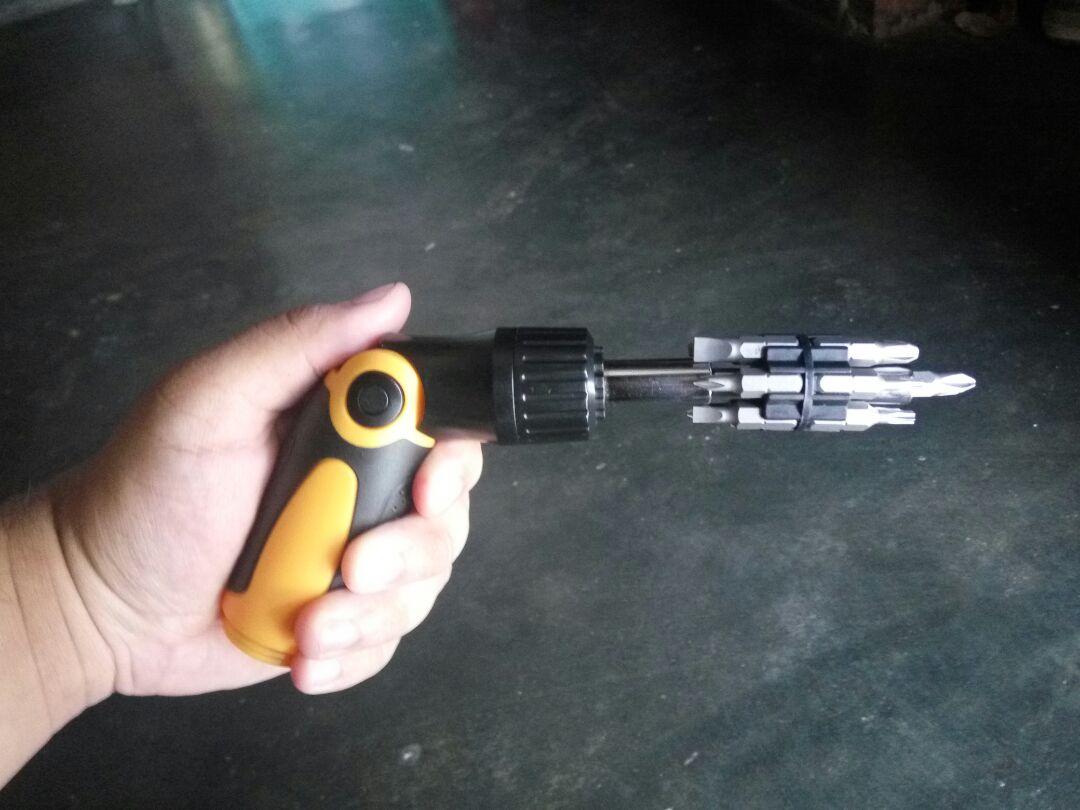 14 in 1 Ratchet Screwdriver w/ Bit Holder (Philip, Flat & Torx)