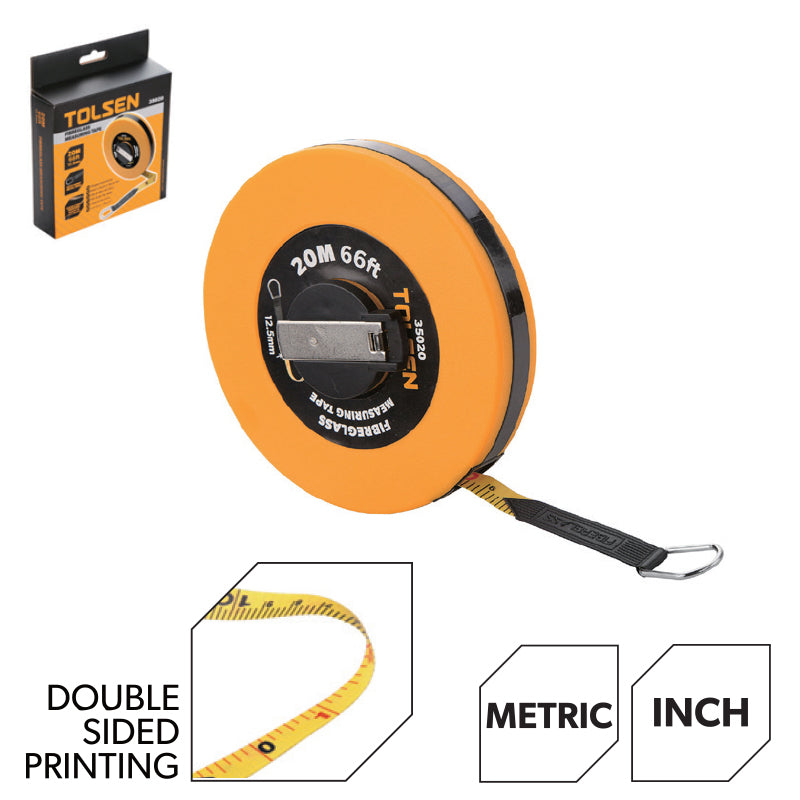 FIBREGLASS MEASURING TAPE (20M/30M/50M)