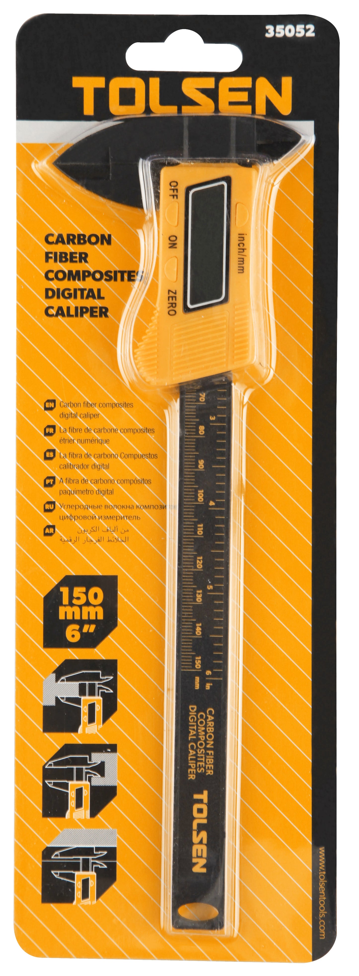 CARBON FIBER COMPOSITES DIGITAL CALIPER