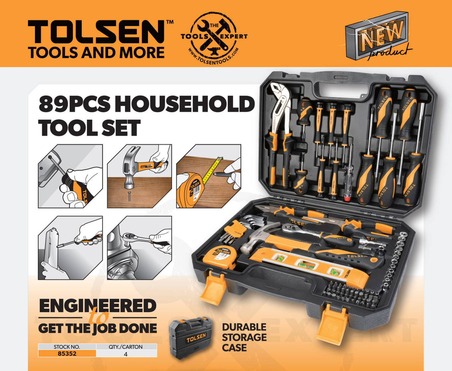 89pcs Household Tool Set 85352