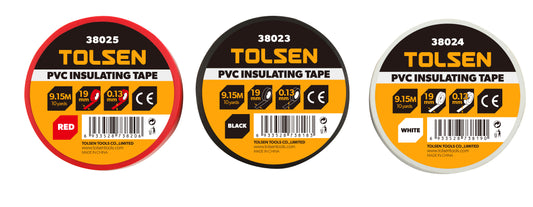 PVC INSULATING TAPE (WHITE/RED/BLACK)