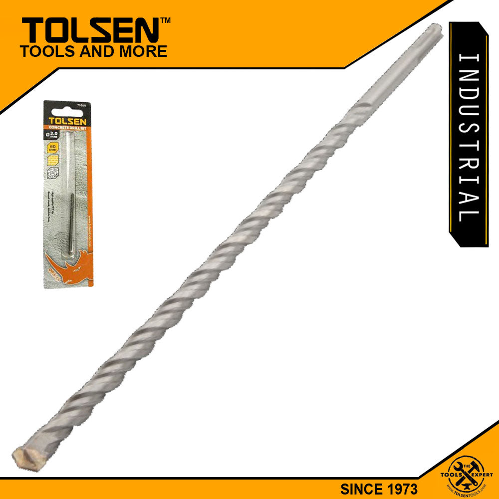 Concrete Drill Bit (Ø3mm to 25mm | L60mm to 160mm) High Quality TCT Tip