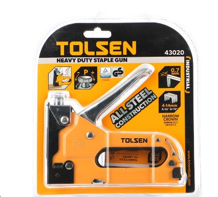 Industrial All Steel Staple Gun Tacker (4-14mm, 5/32"-9/16") 43020