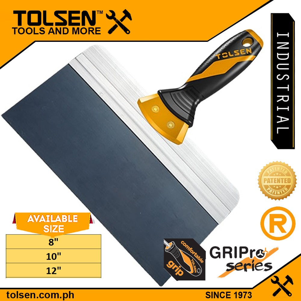 Drywall Taping Knife 65mn Blade (8" | 10" | 12") GRIPro Handle