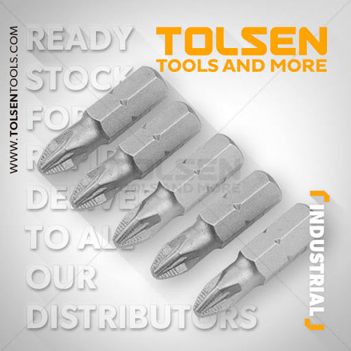 Industrial 5pcs Phillips Screwdriver Bits Set (PZ2x25mm) 20273