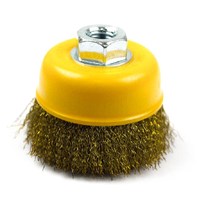 Industrial Cup Wire Brush with Nut (75mm | 100mm | 125mm - M10 | M14)