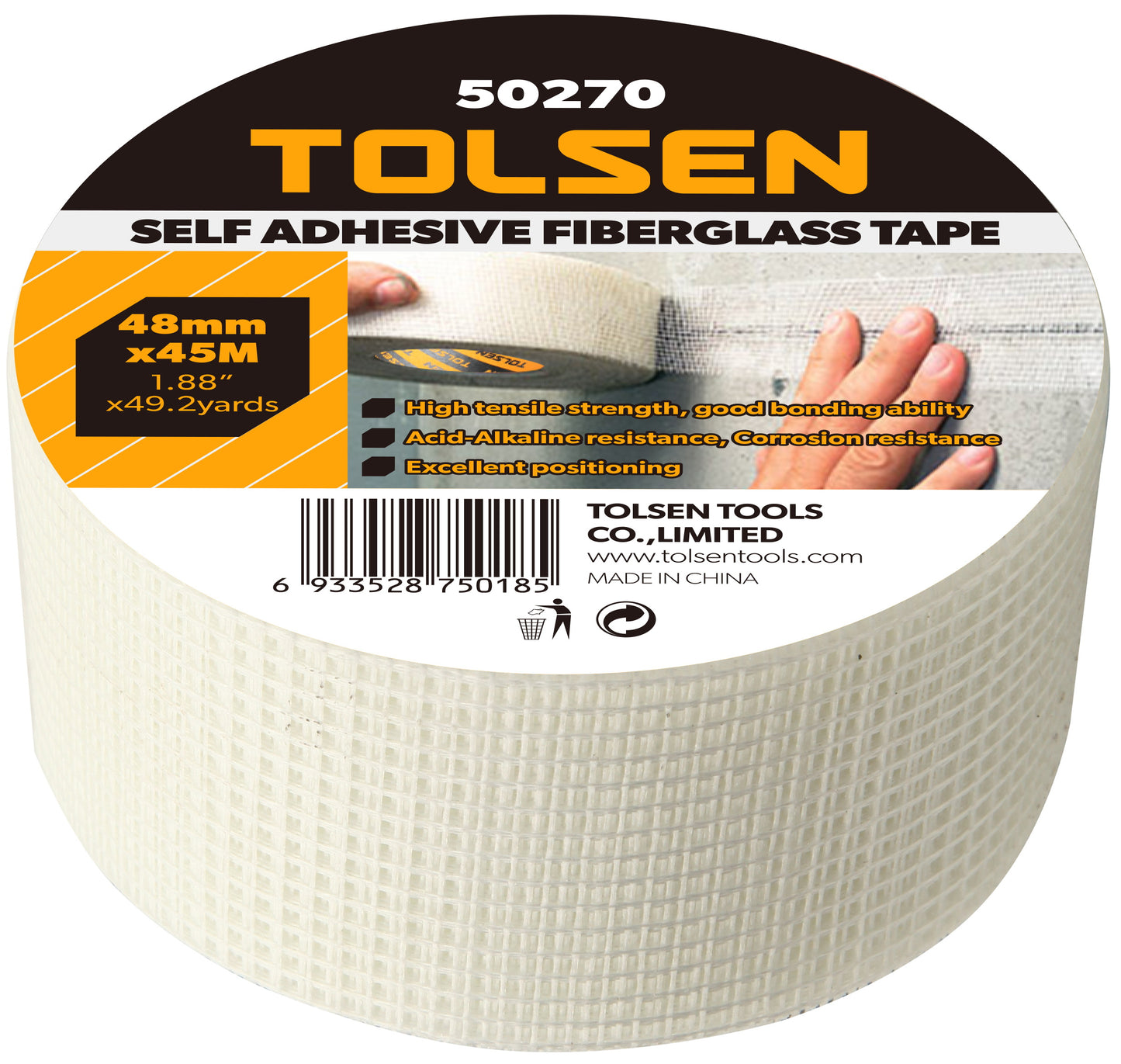 SELF ADHESIVE FIBERGLASS TAPE (45M/90M)